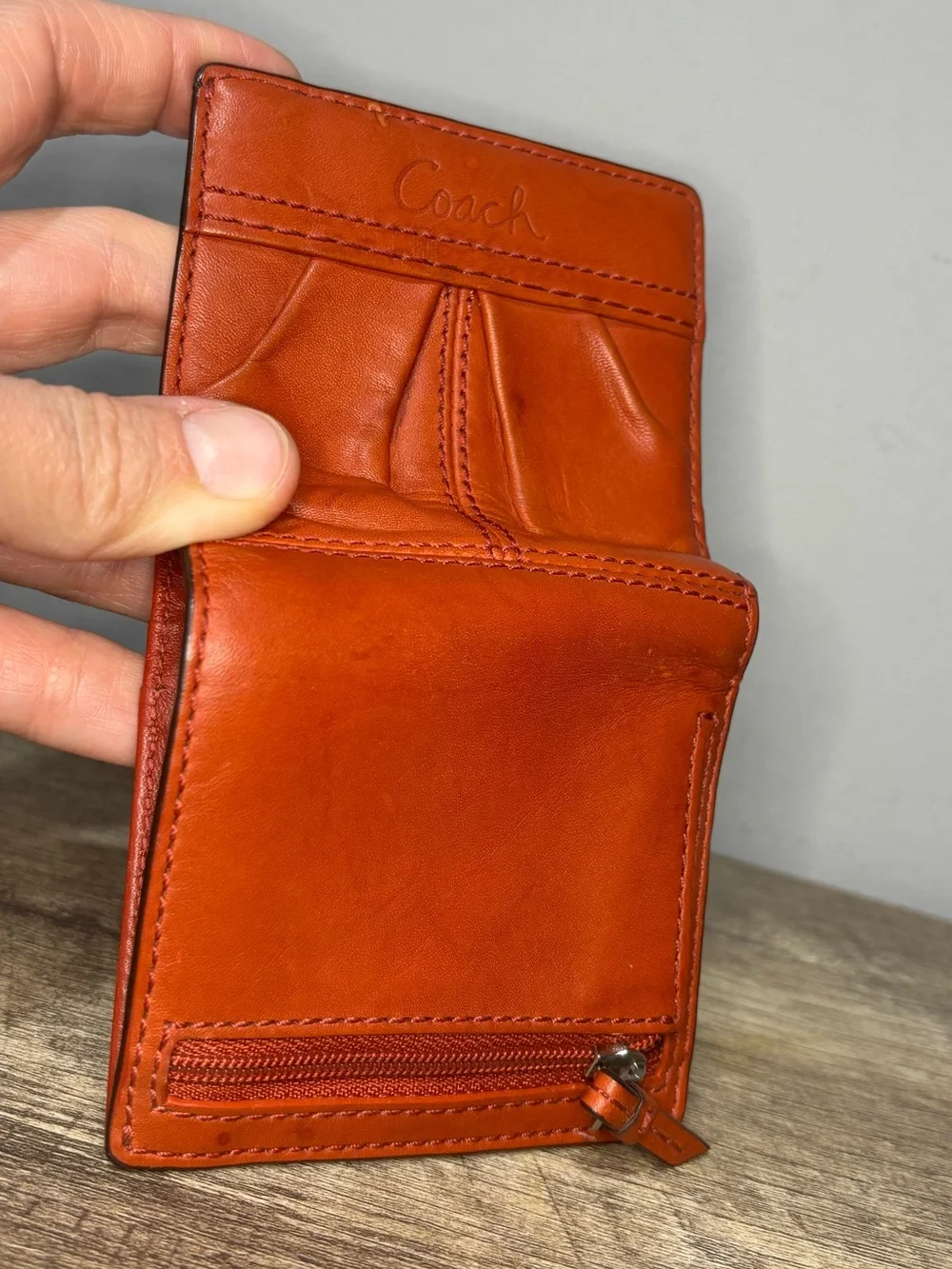 Y2K Coach Pleated Soho Mini Wallet - Picture 7 of 10
